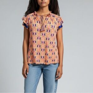 Women's Multicolor Patterned Top